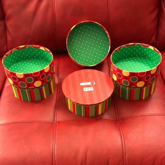 EUC “Punch Studio” Unique 3Tier Yellow, Red & Green Storage container with 1 Top - Picture 5 of 17